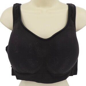 Bali 3XL Bra 3488 Comfort Revolution ComfortFlex Fit Shaping Wireless Black